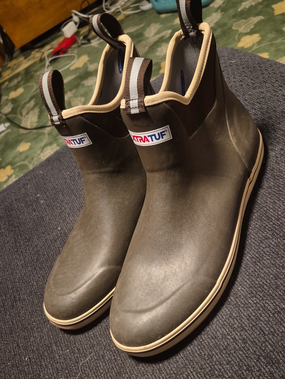 XTRATUF Men’s Brown Ankle Rain & Snow Boots